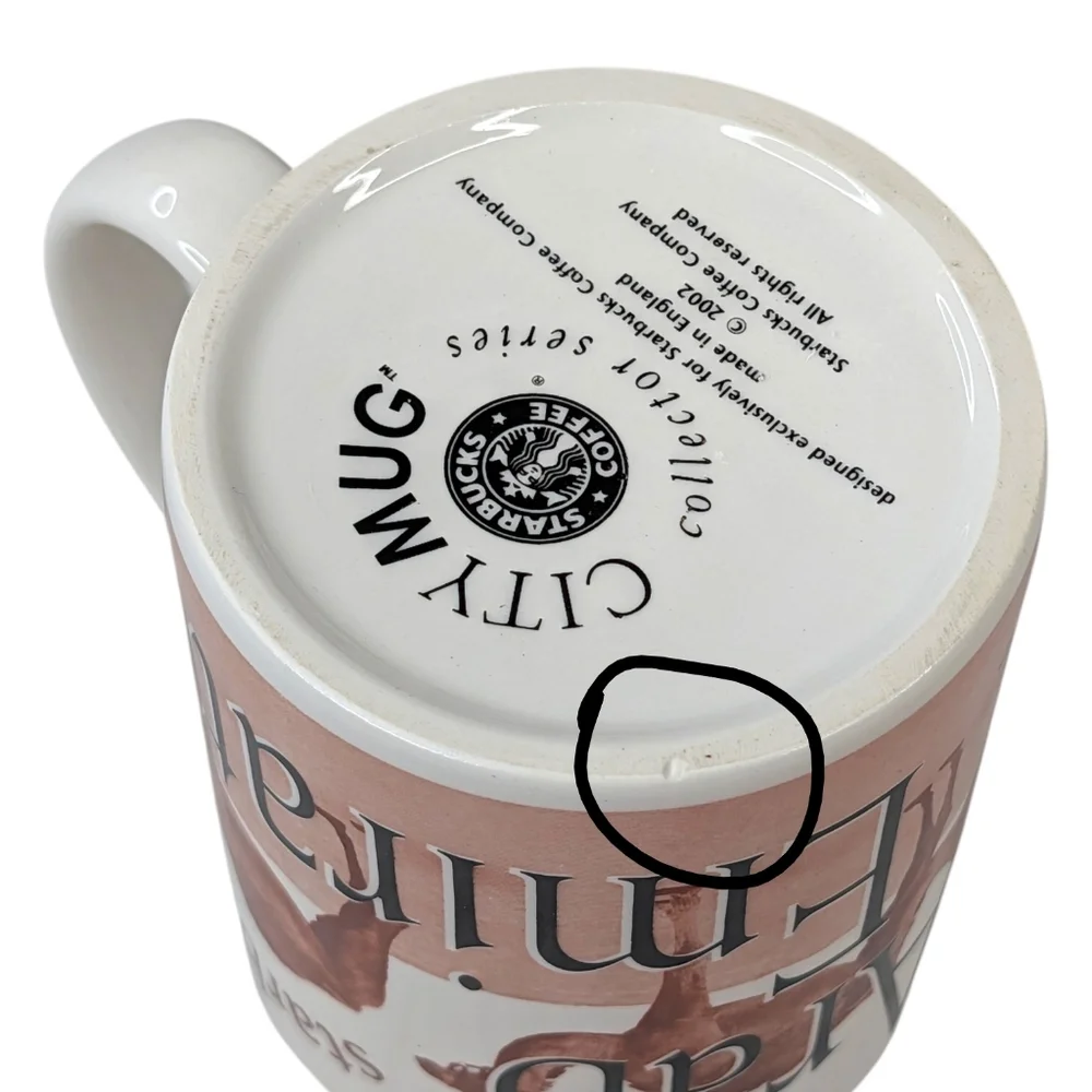 Starbucks United Arab Emirates City Mug Collector Series 2002 Camel Coffee Cup